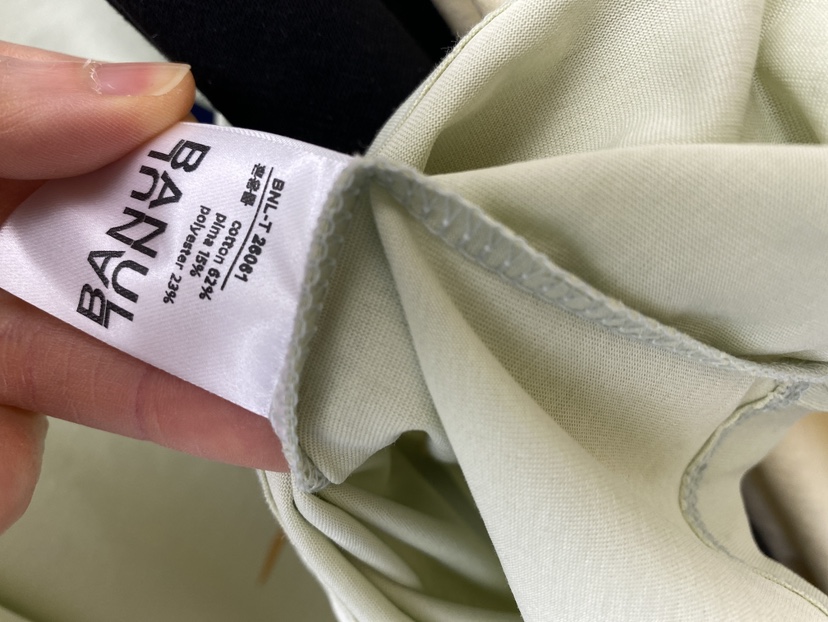 BANUL韓國直郵實拍女裝新款推薦休閑熱賣時尚職業T恤天鵝絨BANULT恤