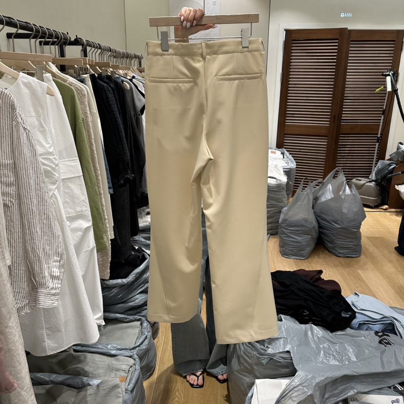 GILLI韓國直郵實拍女裝新款職業熱賣休閑26春夏人氣休閑褲GILLI休閑褲
