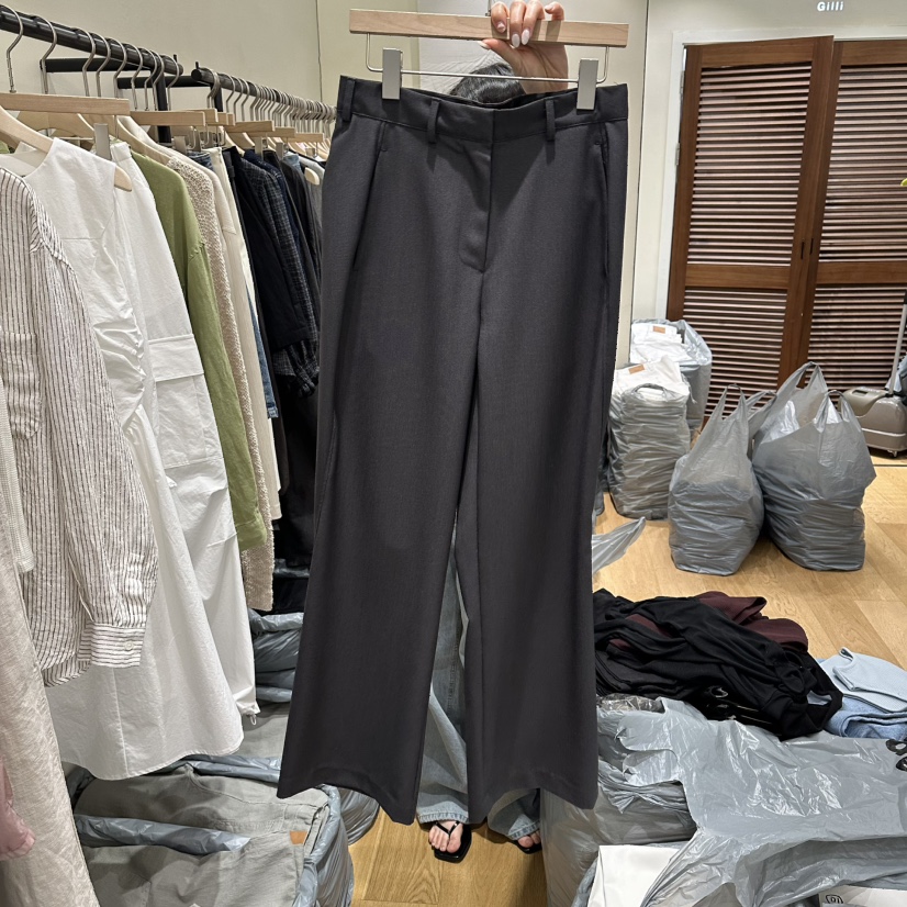 GILLI韓國直郵實拍女裝新款職業熱賣休閑26春夏人氣休閑褲GILLI休閑褲圖色2