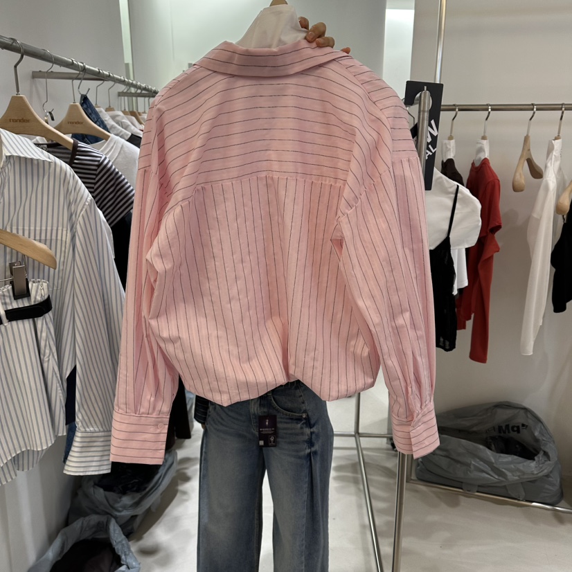 RENDER韓國東大門代購女士新品人氣時尚襯衫蕾絲衫不含內搭RENDER襯衫/蕾絲衫