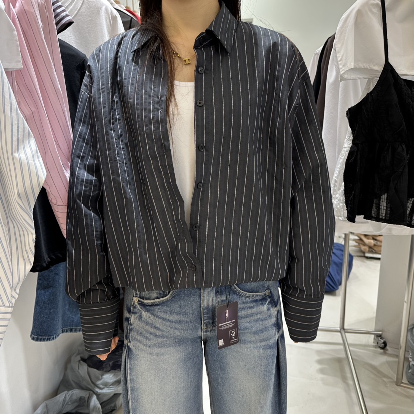 RENDER韓國東大門代購女士新品人氣時尚襯衫蕾絲衫不含內搭RENDER襯衫/蕾絲衫圖色3