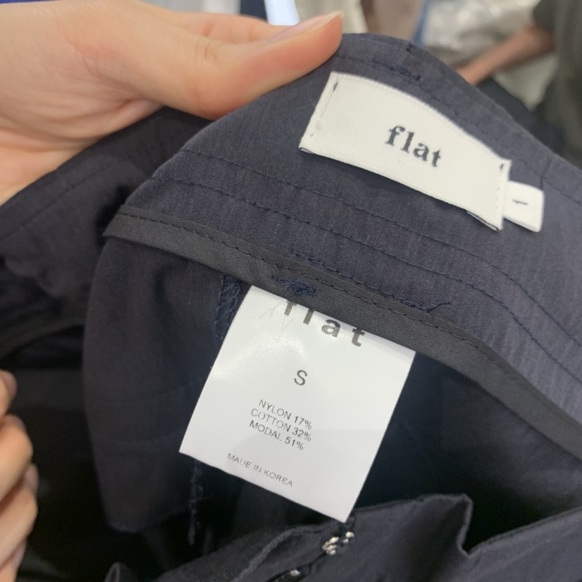 FLAT韓國東大門直郵女士新品職業26春夏休閑推薦熱賣休閑褲FLAT休閑褲