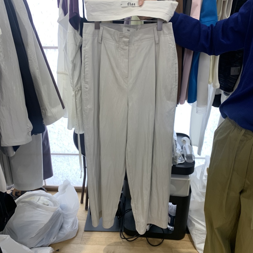 FLAT韓國東大門直郵女士新品職業26春夏休閑推薦熱賣休閑褲FLAT休閑褲圖色1