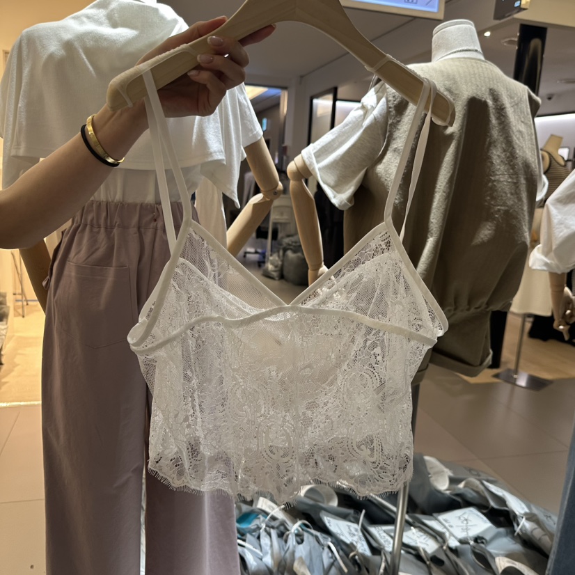 BOUND.A韓國直郵實拍女裝新品人氣時尚休閑吊帶背心蕾絲BOUND.A吊帶/背心圖色2