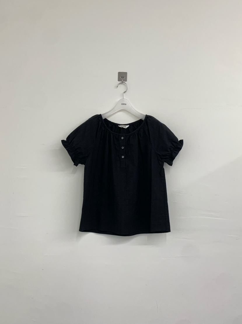 ANOU韓國東大門直郵女裝新款休閑職業推薦襯衫蕾絲衫泡泡袖ANOU襯衫/蕾絲衫圖色2