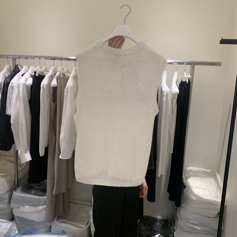 MASCULINE韓國直郵實拍女裝新品職業人氣26春夏吊帶背心亞麻MASCULINE吊帶/背心