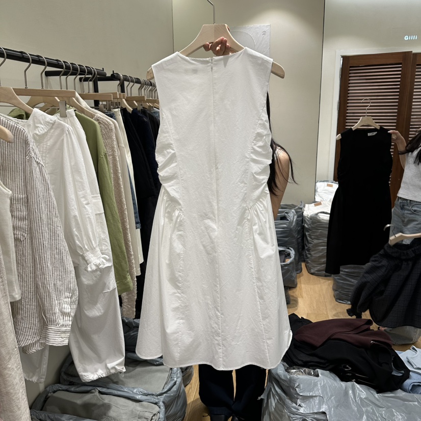 GILLI韓國直郵實拍女士新款熱賣休閑推薦人氣時尚連衣裙褶皺GILLI連衣裙