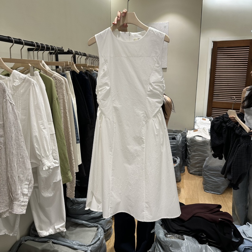 GILLI韓國直郵實拍女士新款熱賣休閑推薦人氣時尚連衣裙褶皺GILLI連衣裙圖色1