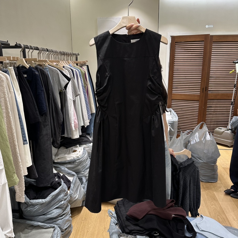 GILLI韓國直郵實拍女士新款熱賣休閑推薦人氣時尚連衣裙褶皺GILLI連衣裙圖色2