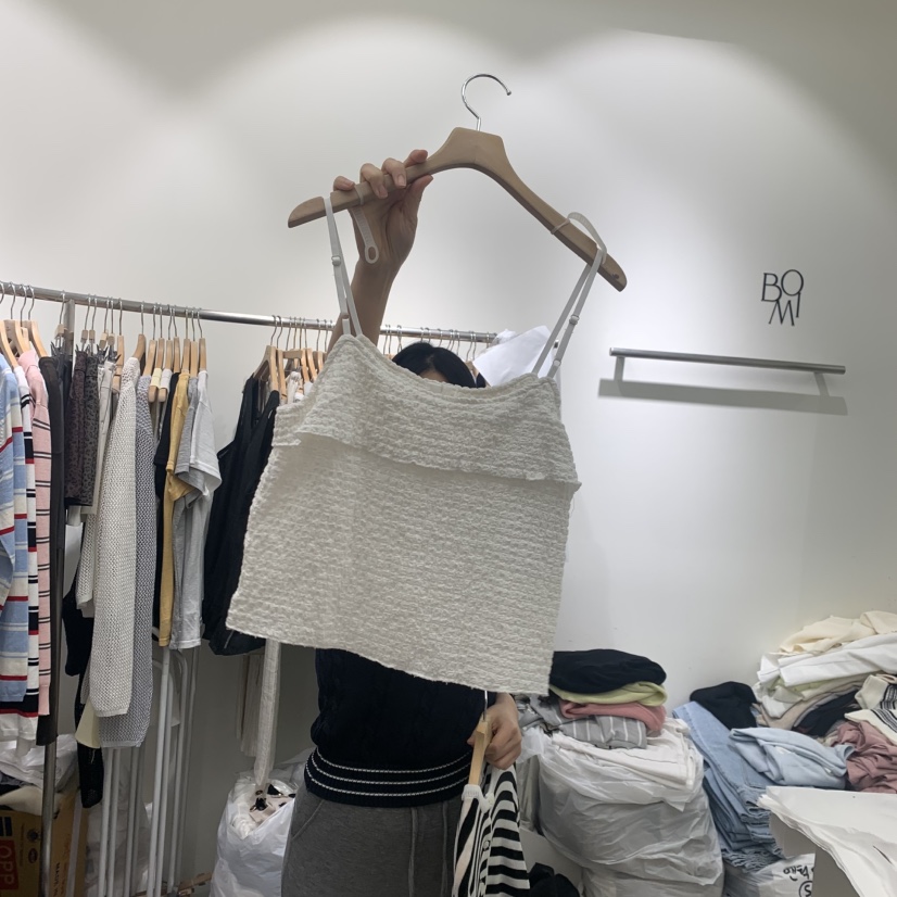 BY BOMI韓國直郵女裝新品推薦時尚職業休閑人氣吊帶背心BY BOMI吊帶/背心