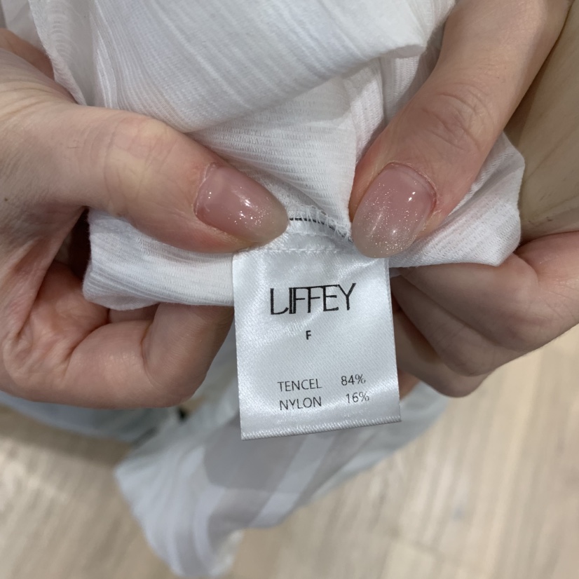 LIFFEY韓國代購女裝新款職業時尚休閑人氣推薦襯衫蕾絲衫LIFFEY襯衫/蕾絲衫