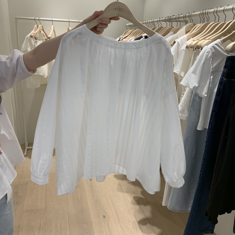 LIFFEY韓國代購女裝新款職業時尚休閑人氣推薦襯衫蕾絲衫LIFFEY襯衫/蕾絲衫圖色1