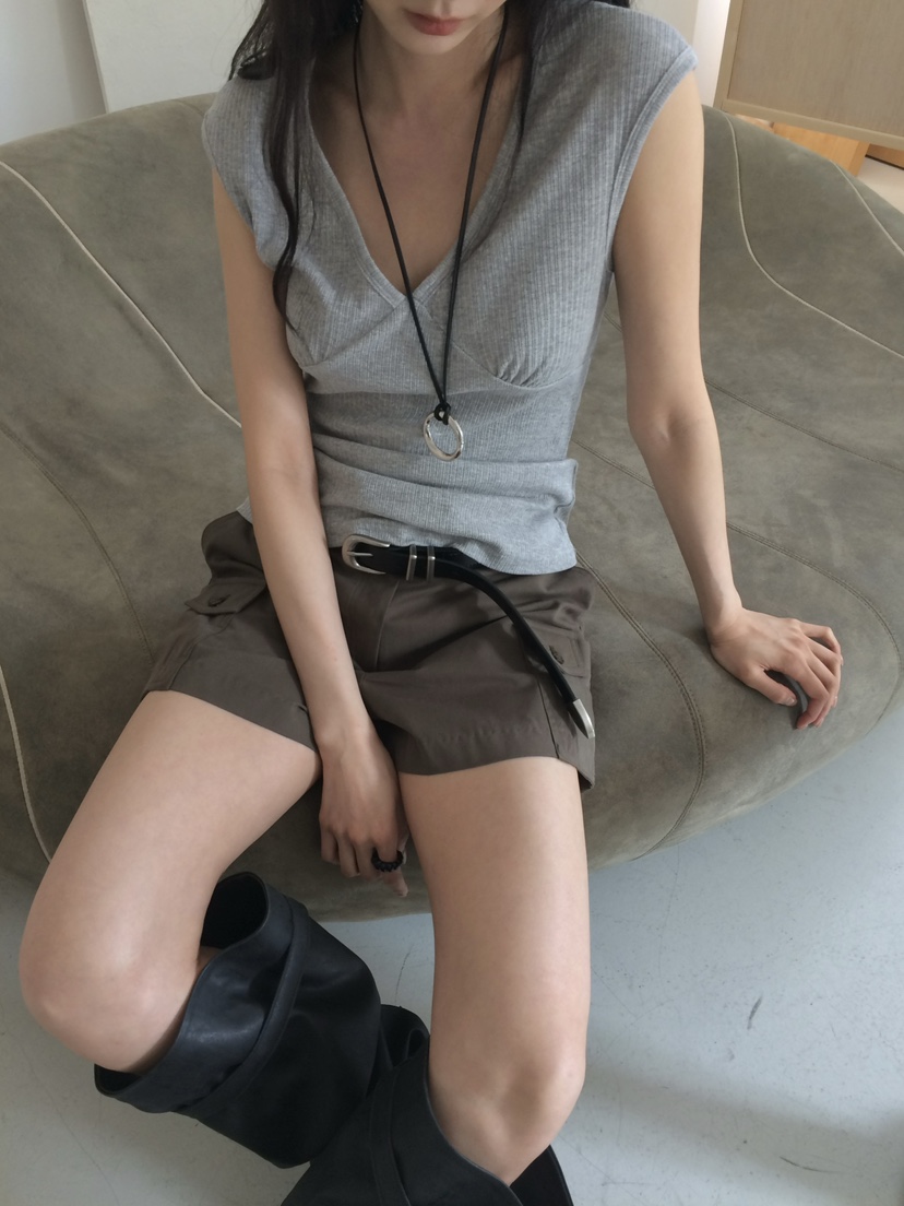 ANOU韓國直郵女士新款人氣時尚推薦職業熱賣休閑短褲工裝ANOU短褲