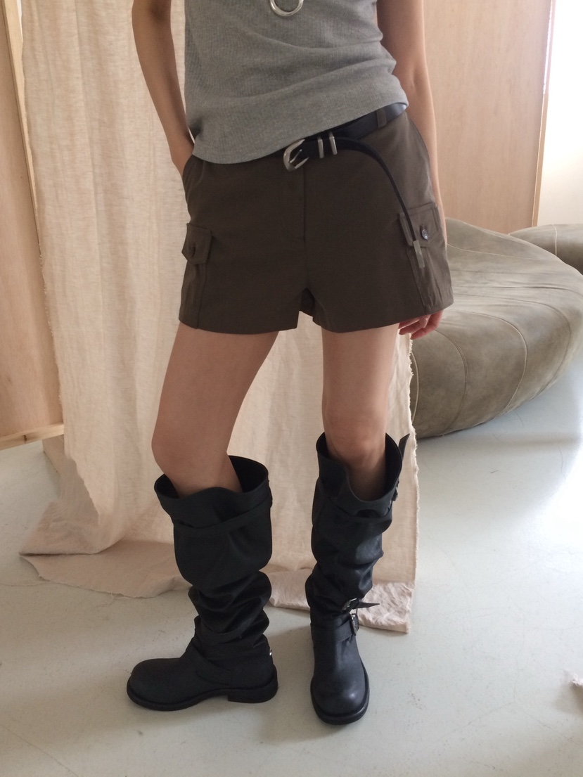 ANOU韓國直郵女士新款人氣時尚推薦職業熱賣休閑短褲工裝ANOU短褲