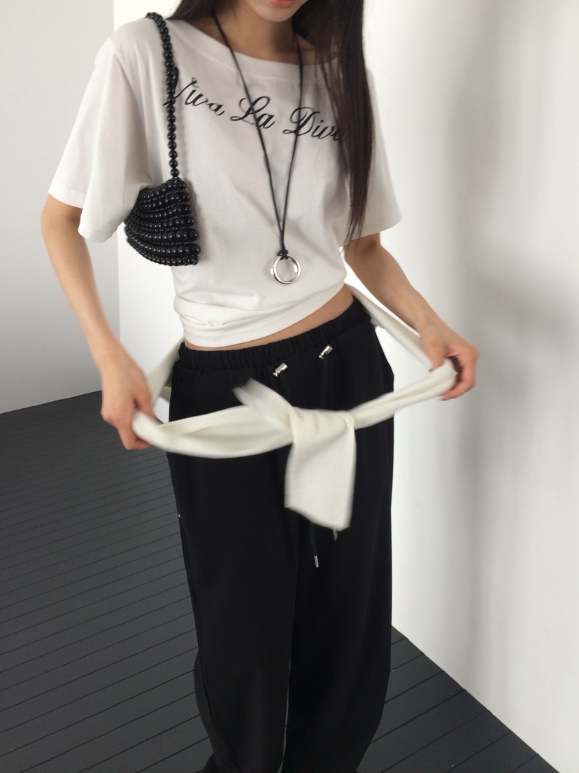 ANOU韓國代購女士新品休閑熱賣26春夏人氣時尚推薦休閑褲ANOU休閑褲