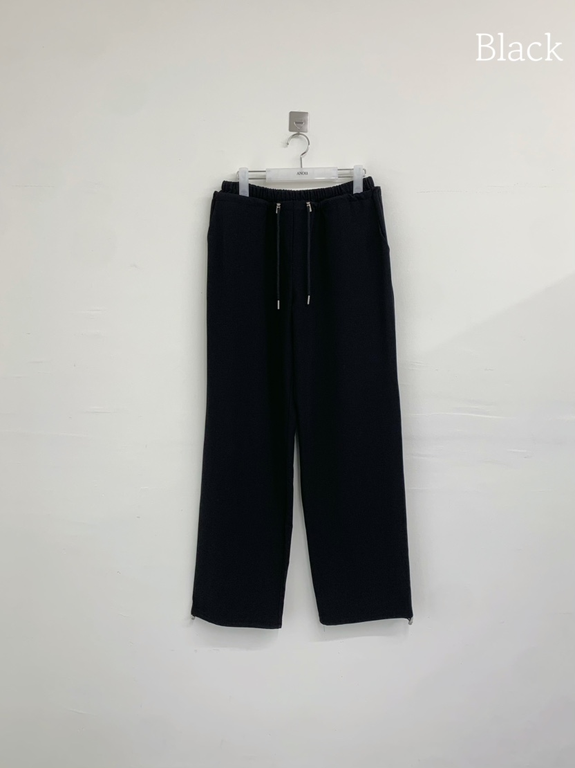 ANOU韓國代購女士新品休閑熱賣26春夏人氣時尚推薦休閑褲ANOU休閑褲圖色2黑色