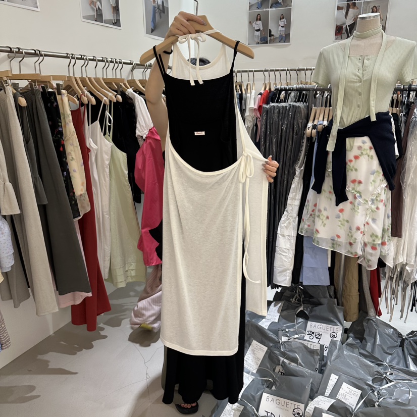 BAGUETTE-P韓國代購女裝新品推薦人氣休閑連衣裙不含項鏈BAGUETTE-P連衣裙