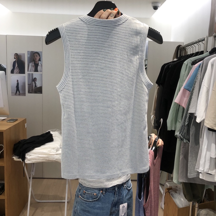 THE STARDUST韓國直郵實拍女士新品推薦職業熱賣吊帶背心THE STARDUST吊帶/背心