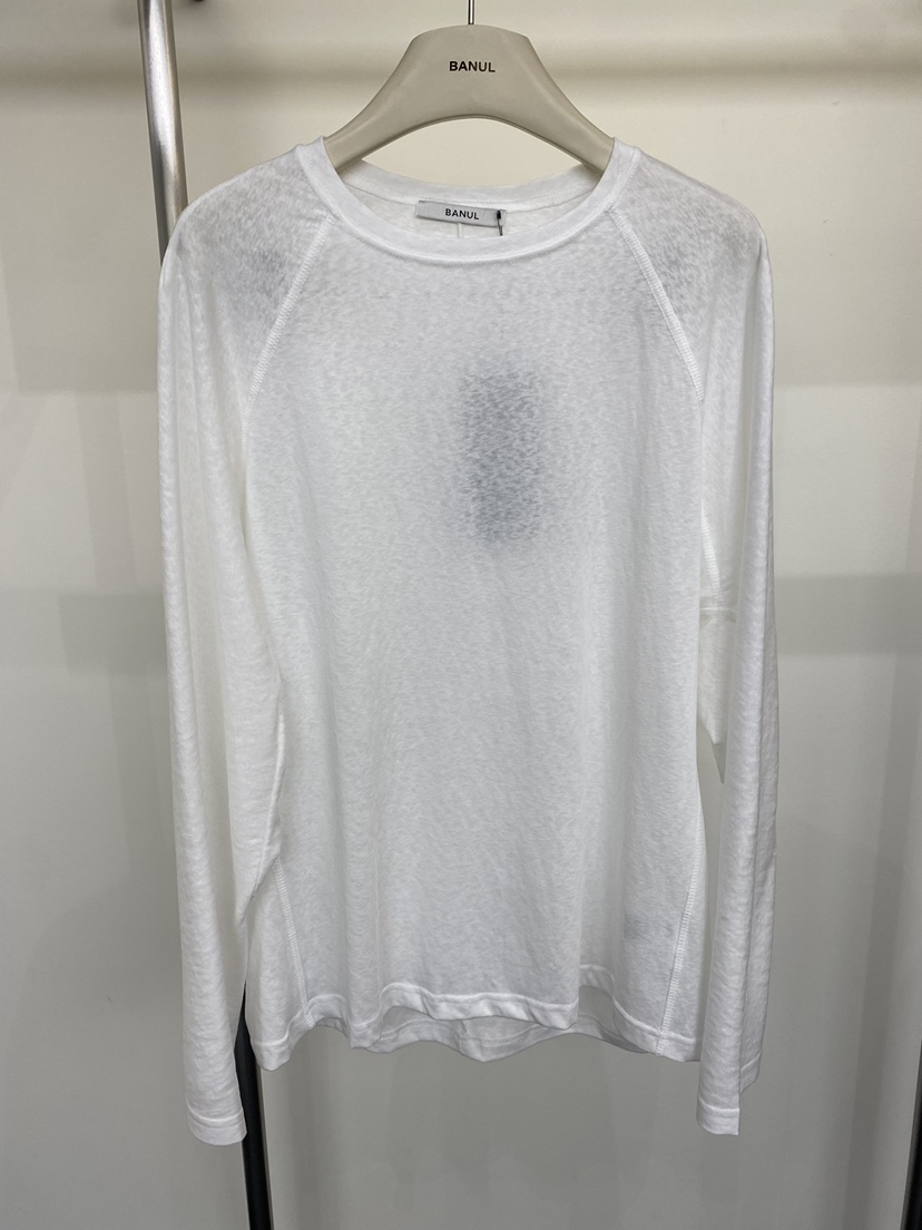 BANUL韓國直郵女裝新品人氣26春夏熱賣推薦職業休閑長袖T恤BANUL長袖T恤圖色1