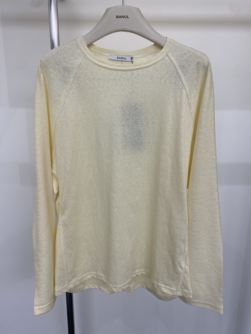 BANUL韓國直郵女裝新品人氣26春夏熱賣推薦職業休閑長袖T恤BANUL長袖T恤圖色2