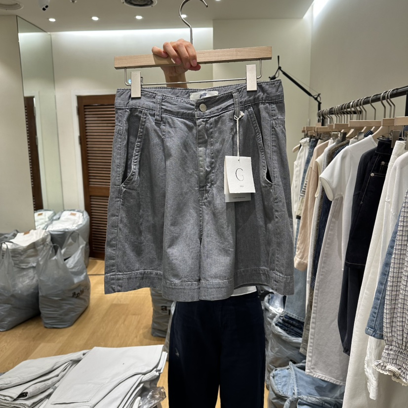 GILLI韓國直郵女士新款休閑時尚26春夏職業人氣推薦熱賣短褲GILLI短褲圖色1