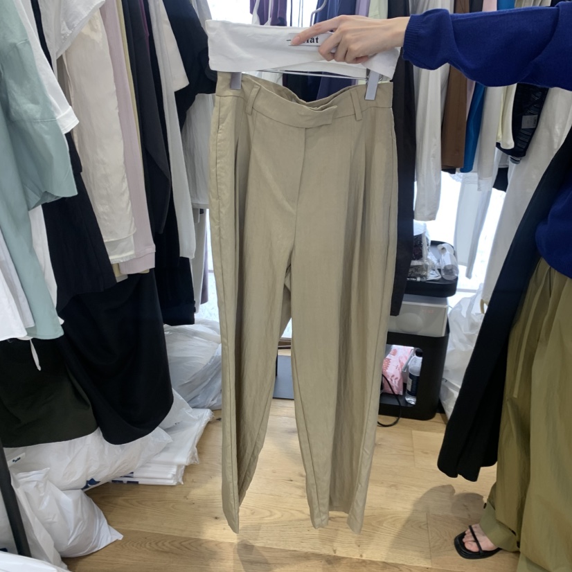 FLAT韓國東大門直郵女裝新品時尚26春夏休閑人氣熱賣休閑褲FLAT休閑褲圖色3