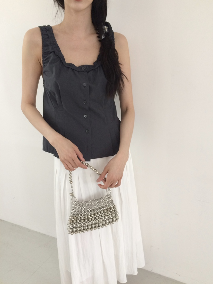 ANOU韓國直郵女裝新品熱賣休閑職業時尚推薦人氣吊帶背心ANOU吊帶/背心