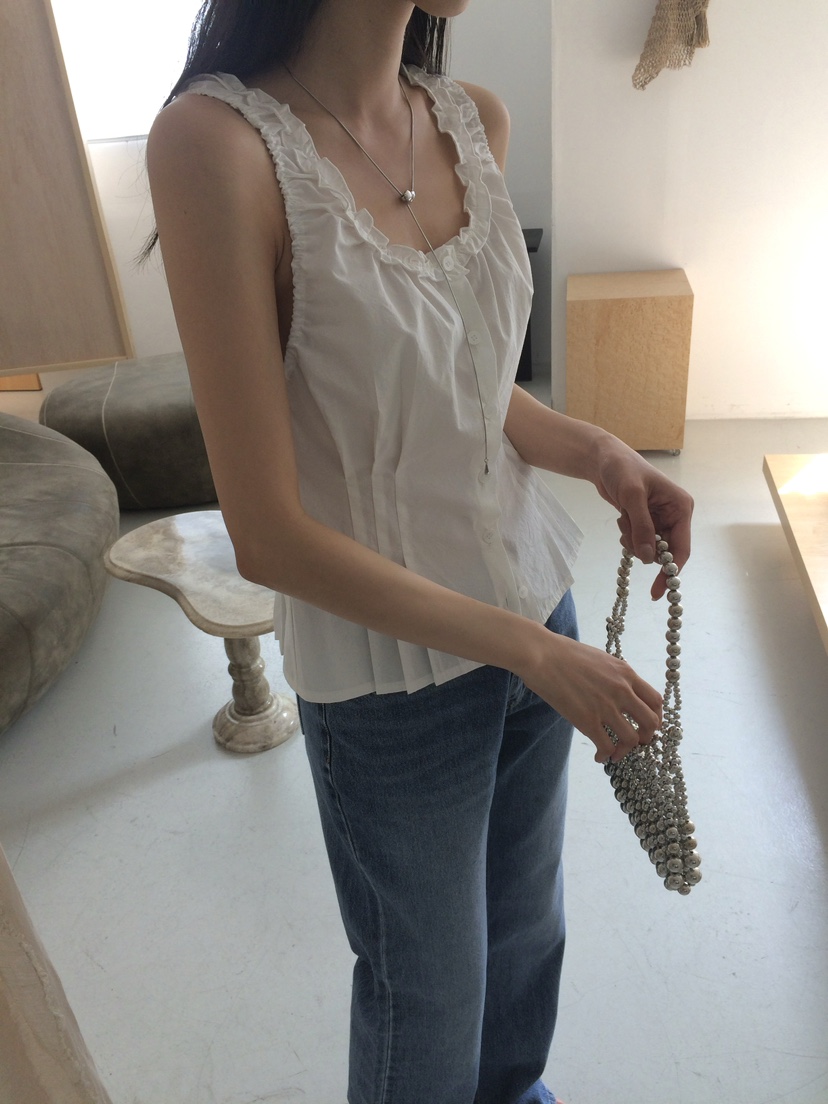 ANOU韓國直郵女裝新品熱賣休閑職業時尚推薦人氣吊帶背心ANOU吊帶/背心