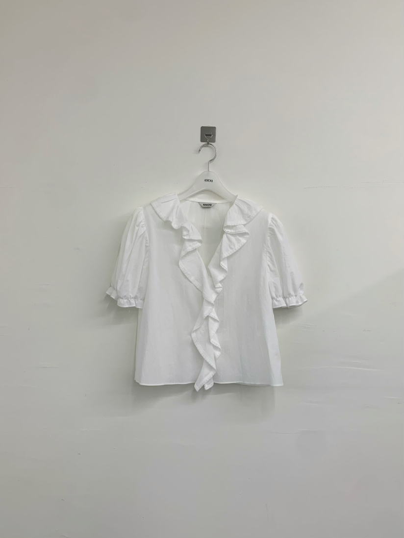 ANOU韓國直郵實拍女裝新品26春夏推薦職業熱賣襯衫蕾絲衫ANOU襯衫/蕾絲衫圖色1