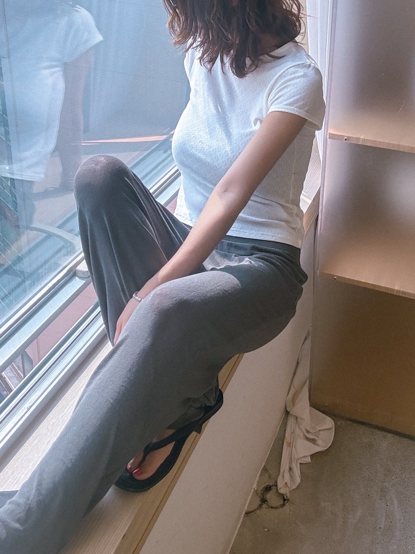 PARIS MATCH東大門代購女士新款26春夏真品時尚推薦休閑褲PARIS MATCH休閑褲