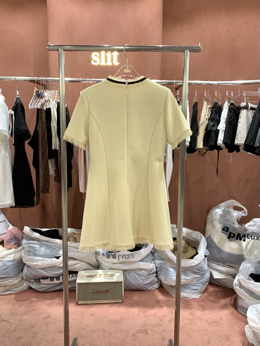 SLIT東大門代購女裝新品26春夏真品職業休閑時尚熱賣連衣裙SLIT連衣裙