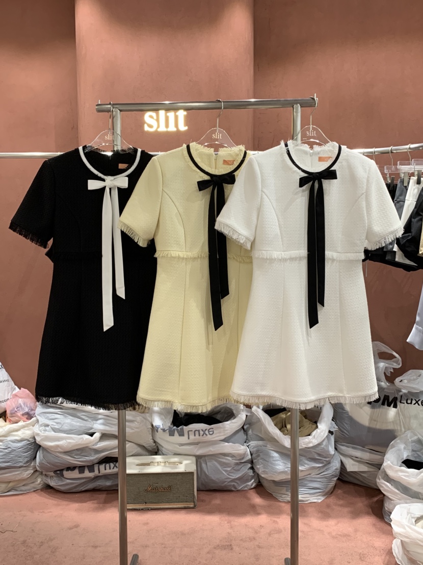 SLIT東大門代購女裝新品26春夏真品職業休閑時尚熱賣連衣裙SLIT連衣裙