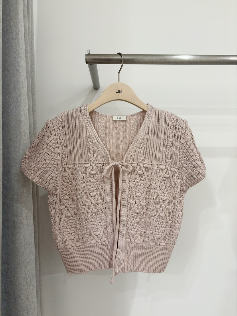 LAI韓國直郵女裝新品人氣休閑推薦時尚熱賣26春夏職業針織衫Lai針織衫圖色2