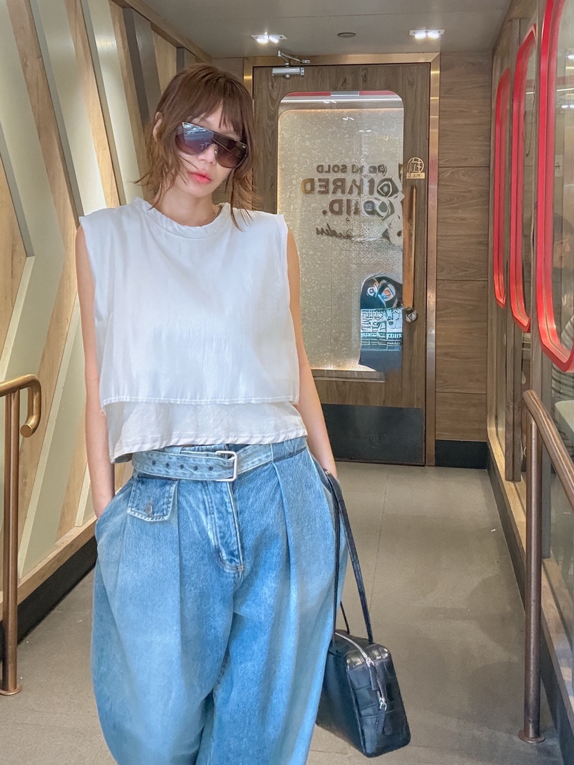 PARIS MATCH東大門實拍女裝新款人氣時尚休閑熱賣牛仔褲PARIS MATCH牛仔褲