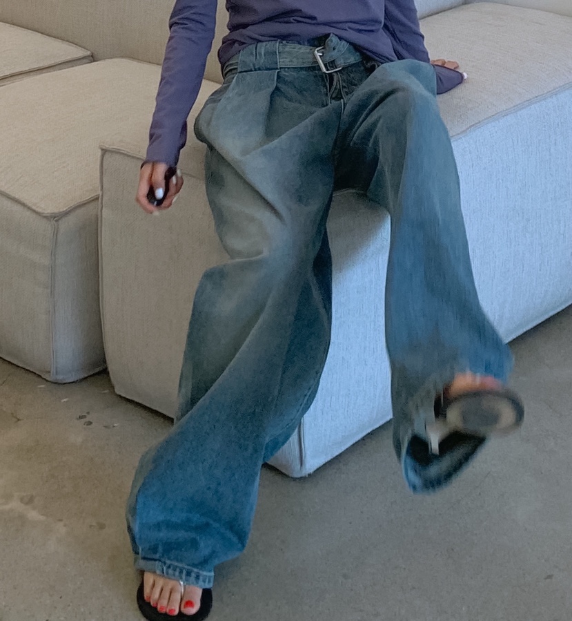 PARIS MATCH東大門實拍女裝新款人氣時尚休閑熱賣牛仔褲PARIS MATCH牛仔褲