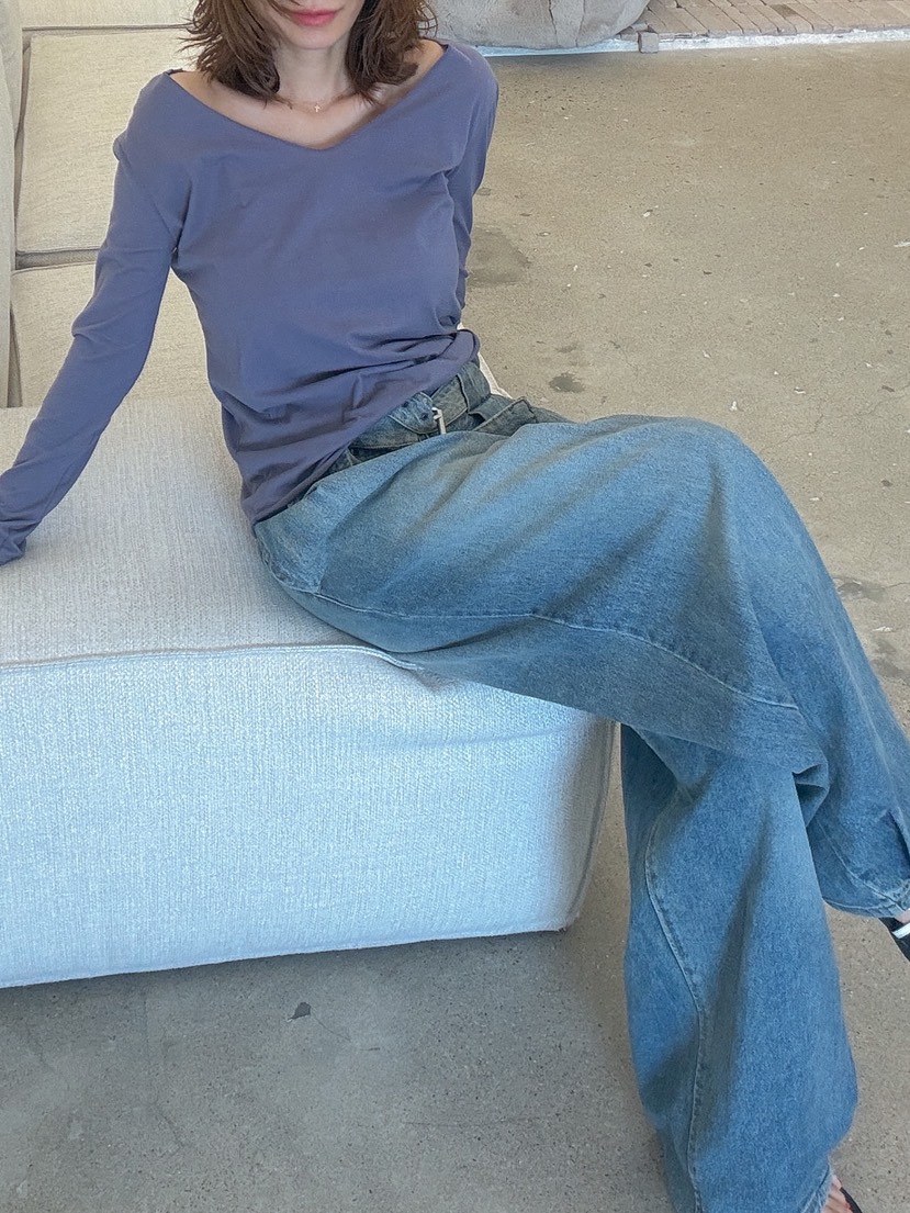 PARIS MATCH東大門實拍女裝新款人氣時尚休閑熱賣牛仔褲PARIS MATCH牛仔褲