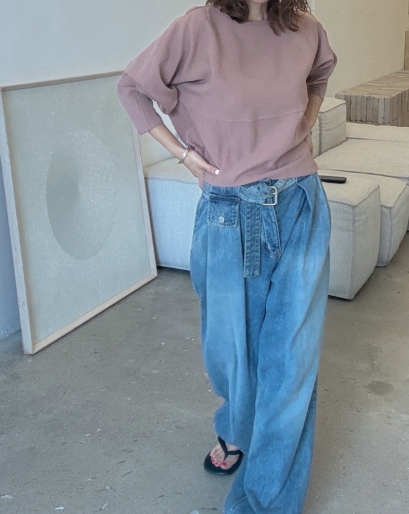 PARIS MATCH東大門實拍女裝新款人氣時尚休閑熱賣牛仔褲PARIS MATCH牛仔褲圖色1