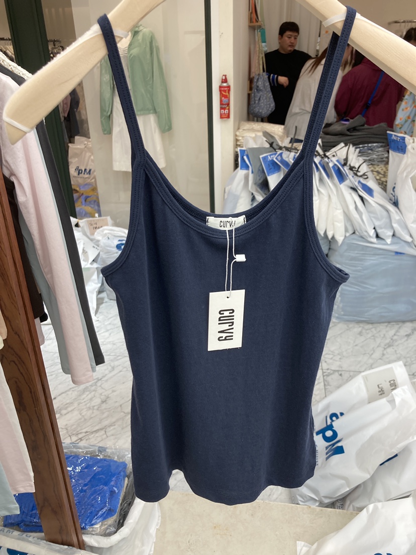 CURVY東大門實拍女裝新款時尚熱賣休閑26春夏真品吊帶背心CURVY吊帶/背心圖色4