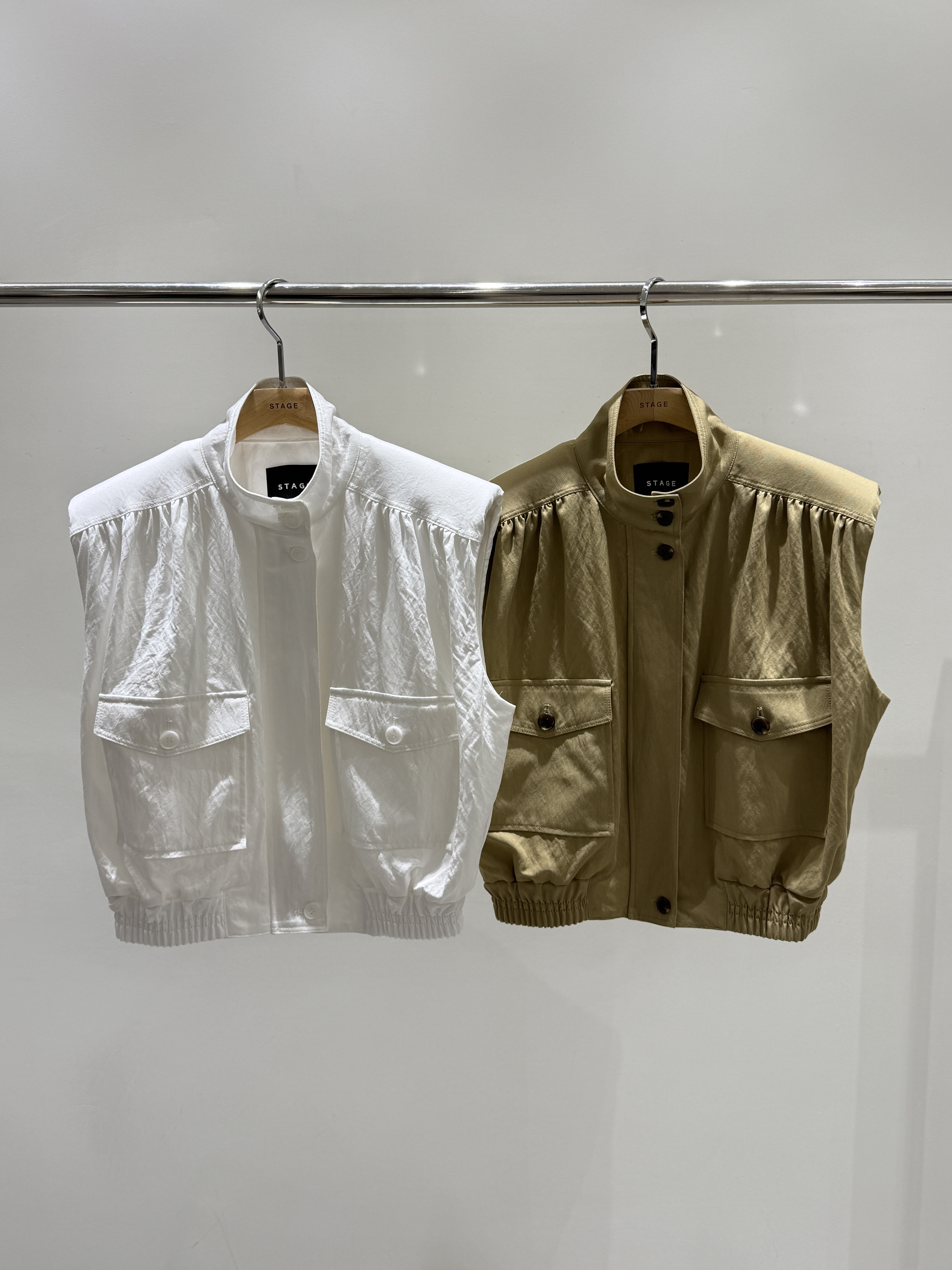 STAGE韓國直郵女裝新款時尚休閑26春夏職業熱賣真品人氣馬甲STAGE馬甲