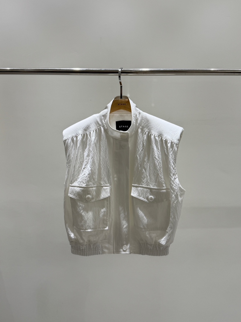 STAGE韓國直郵女裝新款時尚休閑26春夏職業熱賣真品人氣馬甲STAGE馬甲圖色2