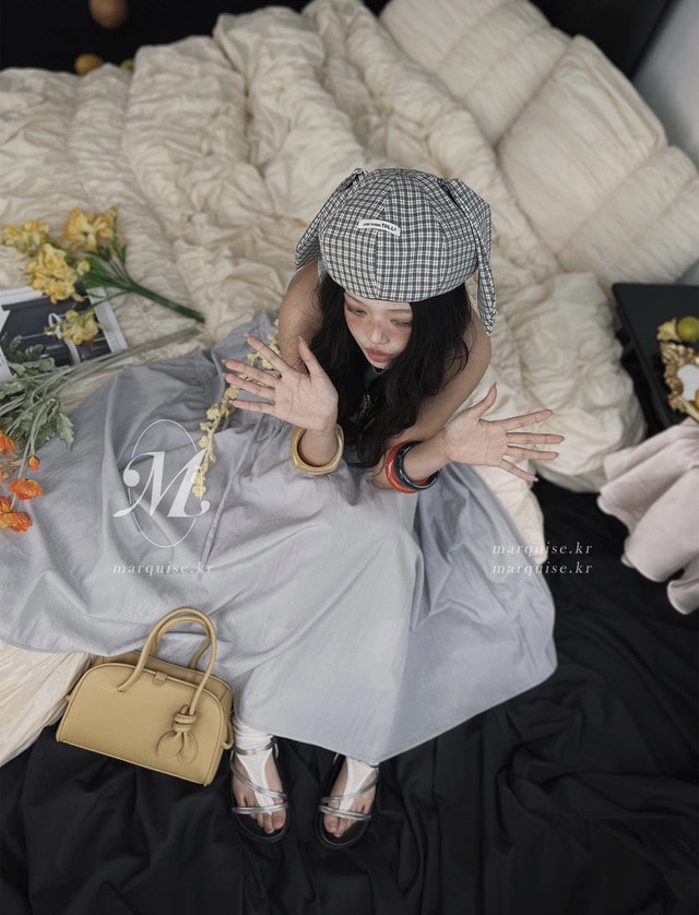 TOLL東大門代購女裝新品26春夏時尚人氣推薦職業帽子格子TOLL帽子