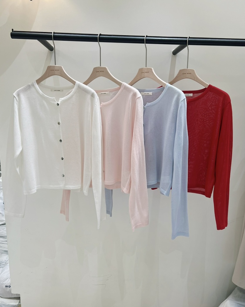 LOVE ROSIE韓國直郵女裝新品人氣職業時尚26春夏針織衫開衫LOVE ROSIE針織衫