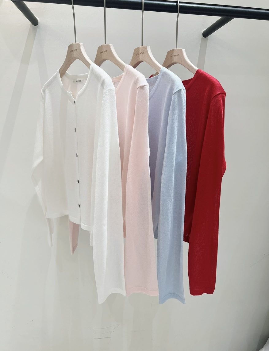 LOVE ROSIE韓國直郵女裝新品人氣職業時尚26春夏針織衫開衫LOVE ROSIE針織衫