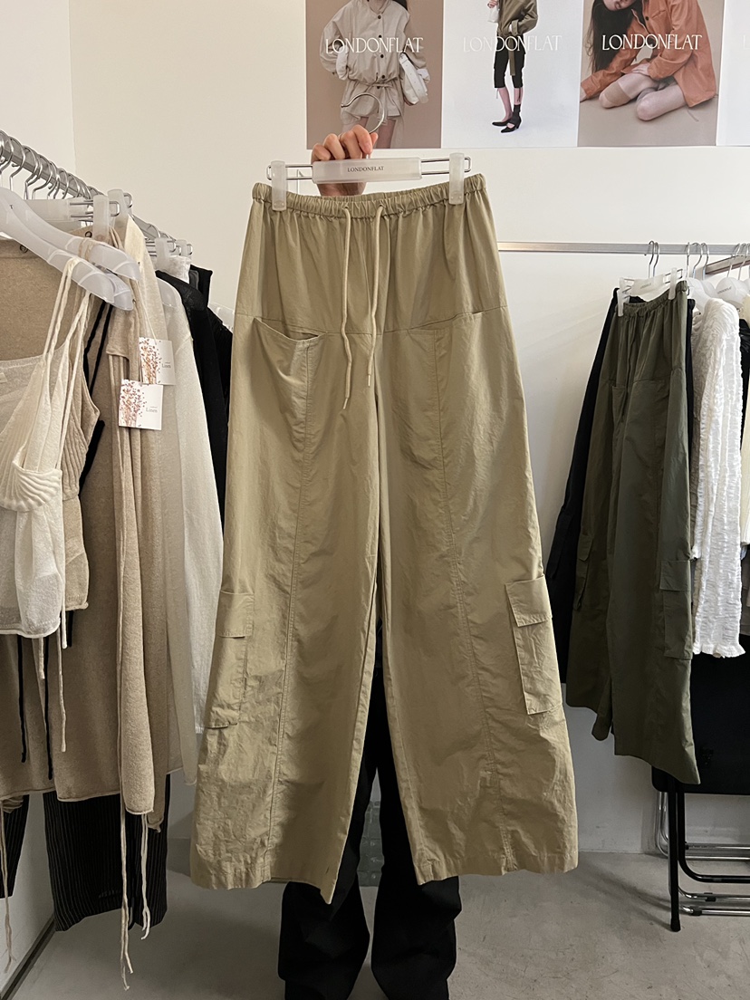 LONDON FLAT東大門實拍女士新品真品人氣職業休閑褲工裝褲LONDON FLAT休閑褲圖色1