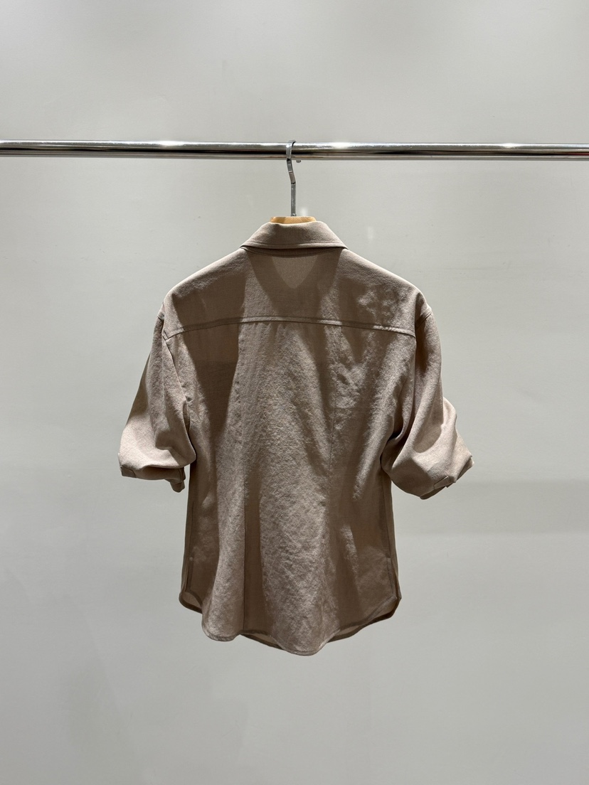 STAGE東大門代購女士新款推薦26春夏真品熱賣襯衫蕾絲衫口袋STAGE襯衫/蕾絲衫