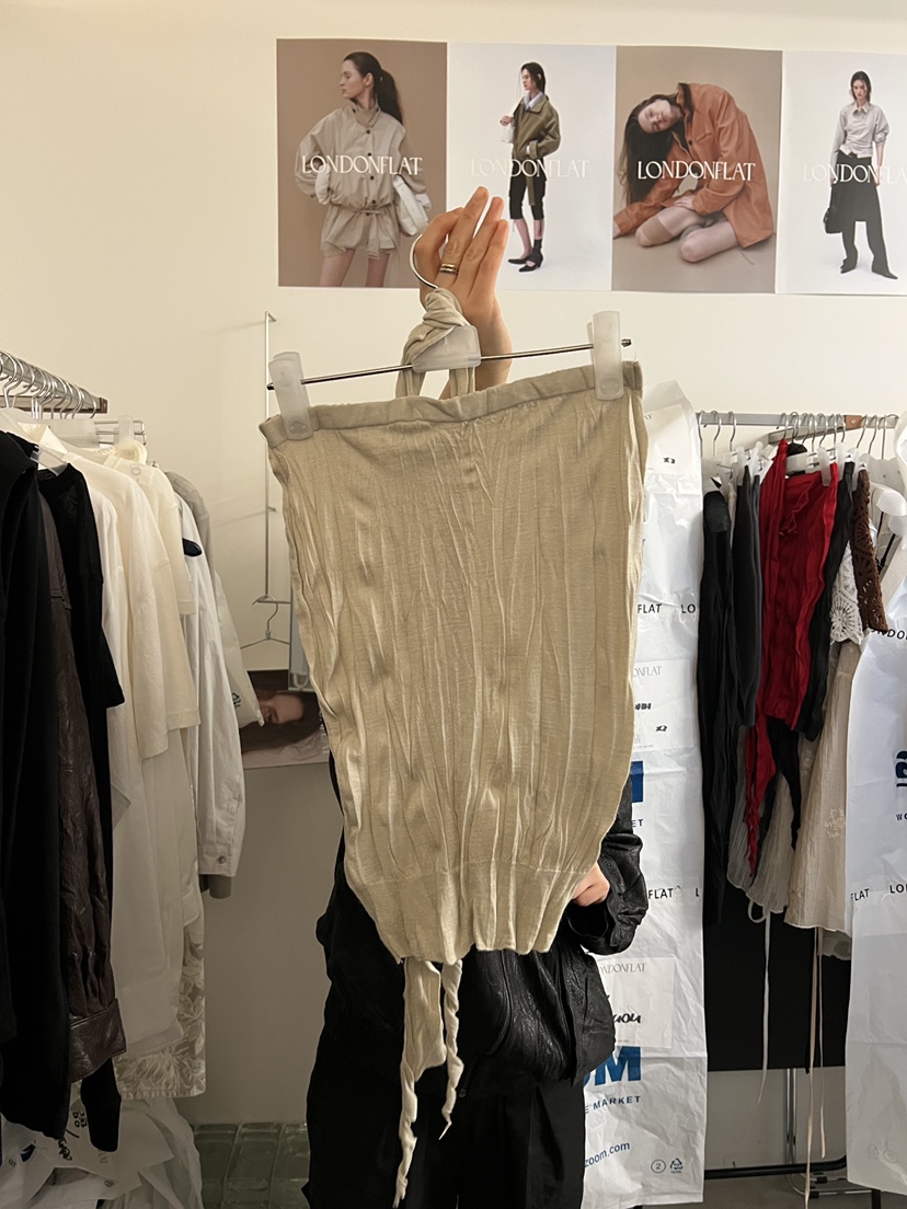 LONDON FLAT東大門實拍女士新品熱賣時尚吊帶背心含脖帶LONDON FLAT吊帶/背心