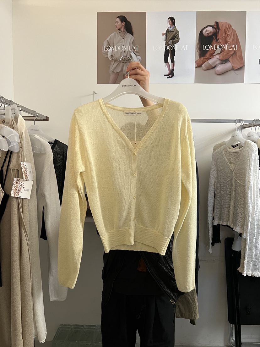 LONDON FLAT東大門實拍女士新品推薦人氣針織衫羊毛衫開襟LONDON FLAT針織衫圖色2