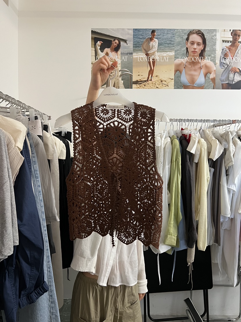 LONDON FLAT韓國代購女士新款休閑推薦真品時尚26春夏馬甲LONDON FLAT馬甲圖色2