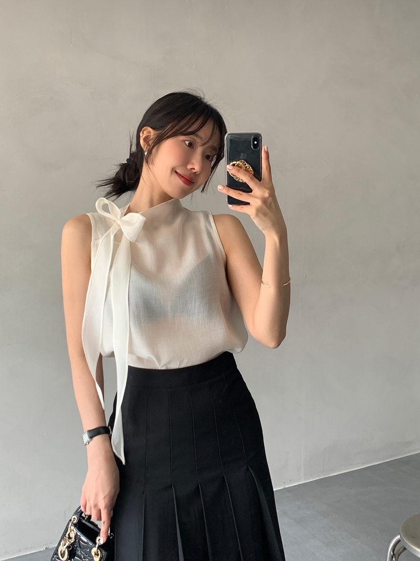 FRILL-T/DADA東大門實拍女裝新品時尚26春夏休閑吊帶背心FRILL-T/DADA吊帶/背心