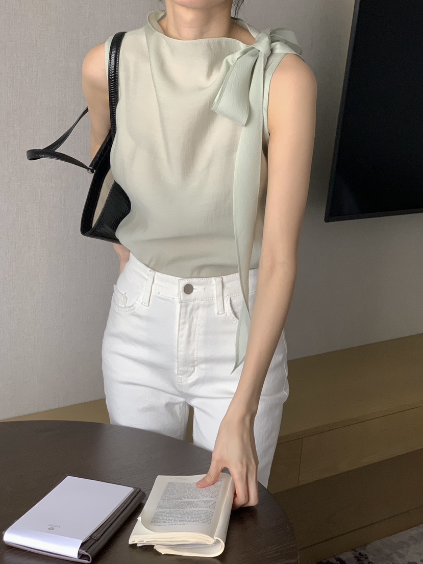 FRILL-T/DADA東大門實拍女裝新品時尚26春夏休閑吊帶背心FRILL-T/DADA吊帶/背心